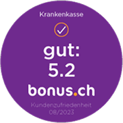 bonus.ch — gut: 5.2 — Kundenzufriedenheit 08/2023